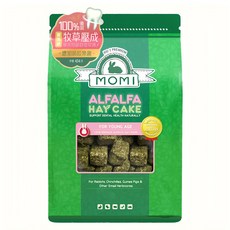 momi 摩米 特級苜蓿草磚, 1lb, 1包