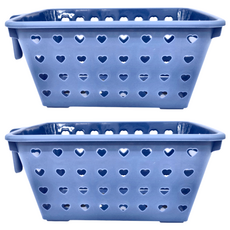 KEYTOSS 詰朵斯 手把式收納深籃 聚丙烯PP材質, 顏色隨機, 2個