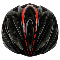 VIVIMAX 自行車安全帽 X1 輕量化透氣設計 舒適安全, 黑色 + 紅色, XL(頭圍58~62cm), 1個