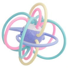 OhBabyLaugh 手抓球，直徑15cm，0個月以上適用, 糖果色, 1個