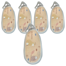 KOKUYO 國譽 mofumofu 好黏便利貼, 76x34mm, ABS樹脂 聚苯乙烯, 淺褐色, 5個