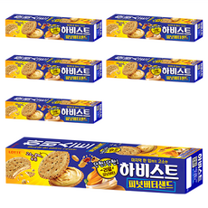LOTTE 樂天 花生醬夾心餅乾, 91g, 6盒