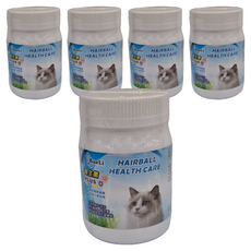 BaeLi 百粒 高纖貓草化毛粉 - HAIRBALL HEALTH CARE, 腸胃健康/化毛, 5罐