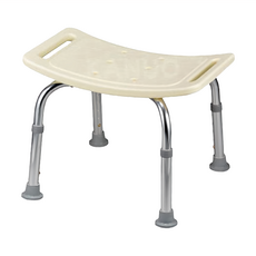 Nova 光星 9010無背靠洗澡椅, U型弧度設計, 六個透氣孔洞座面, 五段高度調整, B9010CJ, 1個