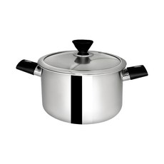 Mother Goose 鵝媽媽 比爾316複合金導磁湯鍋 鍋身內316外430不鏽鋼, 20cm, 1個