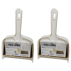 潔田屋 挺麗桌上取塵組 門窗清潔 汽車內裝清潔 櫥櫃縫隙清潔, 2組, 白色