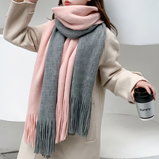 葉子小舖 圍巾 左右拼