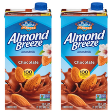 BLUE DIAMOND 藍鑽 巧克力風味杏仁飲，946ml，不含乳製品, 2瓶