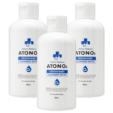 ATONO2 純氧兒童潔顏水, 200ml, 3瓶