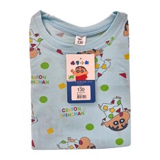 ONEDER 旺達棉品 蠟筆小新 兒童款長袖套裝, 130cm