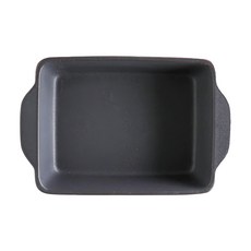 The chef 耐熱mini陶製烤盤 14x9.2公分, 深灰, 1個