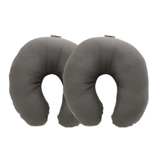 J&N 素色彈性U型枕, 咖啡色