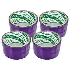 polar bear 北極熊 大彩色晶晶膠帶 RAT4818P 48mm, 紫色, 4個