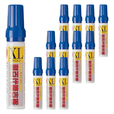 LIBERTY 利百代 特大號嘜克筆 斜方尖, 藍色, 12支