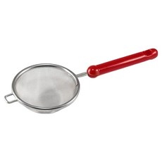 minex 紅柄不鏽鋼濾茶器-小(v-309) 70x185mm，細密濾網，輕鬆過濾茶葉殘渣，享受清澈茶湯, 1入