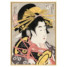 BOLUO GALLERY 菠蘿選畫所 浮世繪 藝妓II, 木色