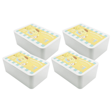 收納王妃 三麗鷗 濕紙巾盒, 布丁狗開店, 4個