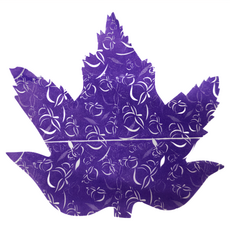 Ideal Wrapping 毅典 楓葉麻糬紙 L120/紫色, 食品調理可接觸一次性用紙, 200張±1%, 1組