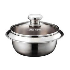 En tus manos 桶三重 IH 不鏽鋼大鍋 18cm 銀色 - 2-3人適用, 1個