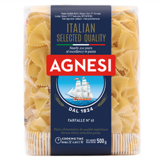 AGNESI 義大利蝴蝶麵 NO.61, 500g, 1包