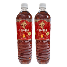 KIRIN 麒麟 午後紅茶 原味紅茶, 採用汀布拉Dimbula茶葉, 帶有玫瑰花般的香氣, 1.5L, 2瓶
