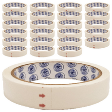 8H opp顏色膠帶 18mm*45M 黏貼用 台灣製造, 白色, 24個