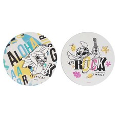 收納王妃 軟式珪藻土杯墊 圓 2入, 點點斑比, 2個