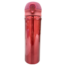 MoLiFun 魔力坊 316不鏽鋼真空彈蓋保冰保溫杯 500ml, 1個, 玫瑰紅