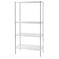 AMOS 亞摩斯 波浪架, 電鍍銀色, 4層