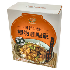 Hoya 弘陽食品 常溫飯包 南洋叻沙植物咖哩飯, 330g, 1盒