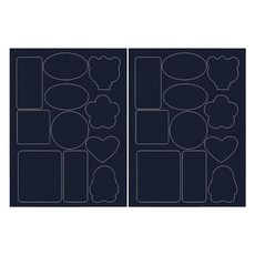 YS Company 多用途防風外套羽絨衣雨傘修補貼片 2入 海軍藍, 2個