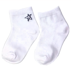 baa baa sheepz 抱抱羊 星星羊短襪 幼兒/兒童襪 抗菌 柔軟舒適, White, 2-3 years old