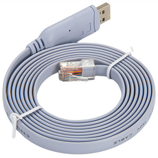 LMC 네트워크 스위치 라우터 콘솔 케이블 1.8m, USB2.0-to-RJ45
