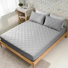 LoveCity 寢城之戀 台灣製馬卡龍炫彩 鋪棉床包式保潔墊