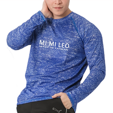 MI MI LEO 台灣製竹炭科技機能薄長袖 登山衣 運動休閒服 淺色款 MI MI LEO款