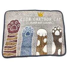 BonBon naturel 拼布止滑踏墊 貓掌 Set 2個