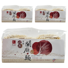華山興 關廟麵 中條 全素, 1.2kg, 3包