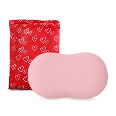 DAILYSHARE 軟Q貓咪肚肚頸椎枕, 1個, 淺粉色