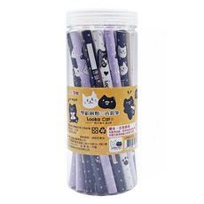 PENROTE 筆樂 學齡前粗三角鉛筆 HB,36支,露咖貓