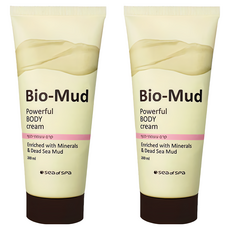Sea of Spa Bio-Mud 強效體霜, 富含礦物質和死海泥 200ml, 2條