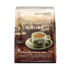 Gold Choice 金寶 即溶特濃白咖啡 40g 馬來西亞產, 15入, 1袋
