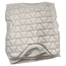 GREATEN 極騰 籃球防撞護膝 高彈性吸震墊片 多角度防護 彈性布料 舒適 輕量化, L(43~47cm), 白色, 1個