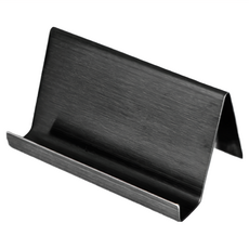 E.dot 不鏽鋼商務名片架 時尚磨砂拉絲設計 多功能手機名片座, 1層, 1個