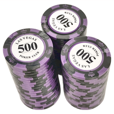 遊戲籌碼，60個黏土複合材料, 1組