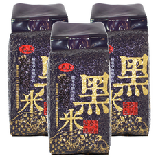 池上鄉農會 池上黑米, 600g, 3包