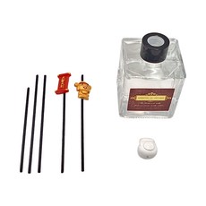 QiMart 迎春納福香氛珪藻擴香瓶 精油+溶劑 200ML, 1件, 絲絨玫瑰