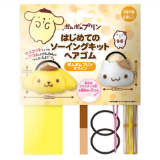 ONOEMAN 尾上萬 布丁狗 2入 (OM-019711) DIY髮束材料包 適用年齡：6歲以上, 10 x 6cm + 7 x 5.5cm