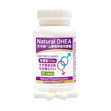 Healthwomen 赫而司 金幸韻山藥濃縮精華全素食膠囊 Natural DHEA,90顆,調整生理機能，維持青春活力, 0.5g, 1罐
