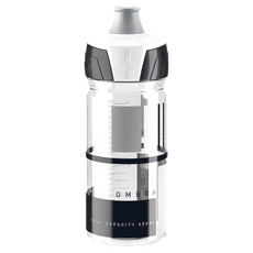 ELITE Crystal Ombra 繽紛 自行車水壺, 白色, 550ml, 1個