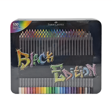 FABER-CASTELL 輝柏 黑旋風極軟油性色鉛筆, 100色, 1盒